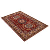 Kazak Rug Handmade Red Medallion 3x5 ft