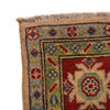Kazak Rug Handmade Beige Medallion 4x7 ft