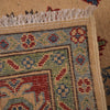 Kazak Rug Handmade Beige Medallion 4x7 ft