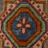 Kazak Rug Handmade Gray Medallion 3x5 ft