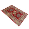Kazak Rug Handmade Red Medallion 3x5 ft