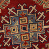 Kazak Rug Handmade Red Medallion 3x5 ft