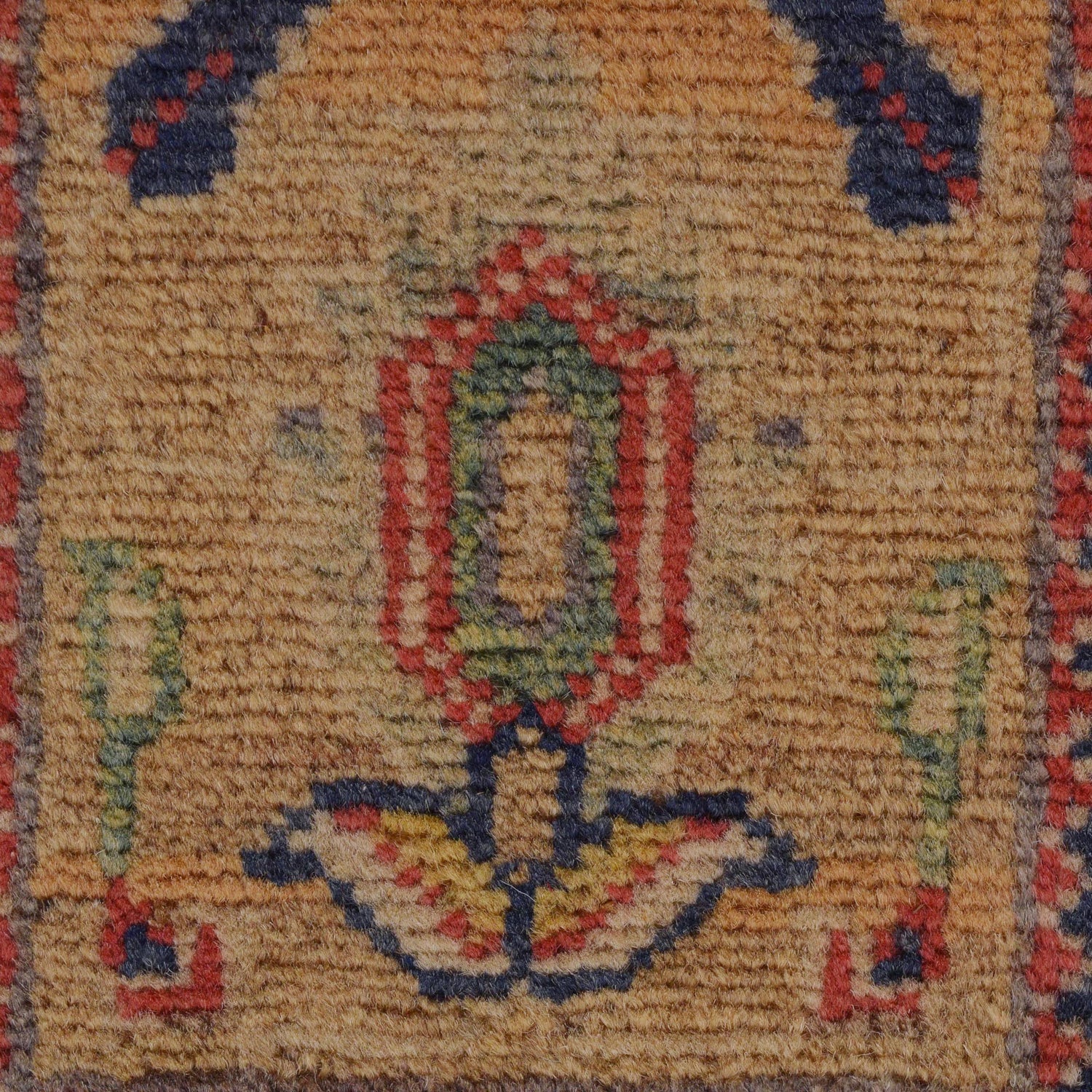 Bakhtiar Area Rug Handmade Gray Floral 4x6 ft