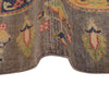 Bakhtiar Area Rug Handmade Gray Floral 4x6 ft