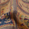 Bakhtiar Area Rug Handmade Gray Floral 4x6 ft