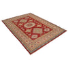 Kazak Rug Handmade Red Medallion 4x7 ft