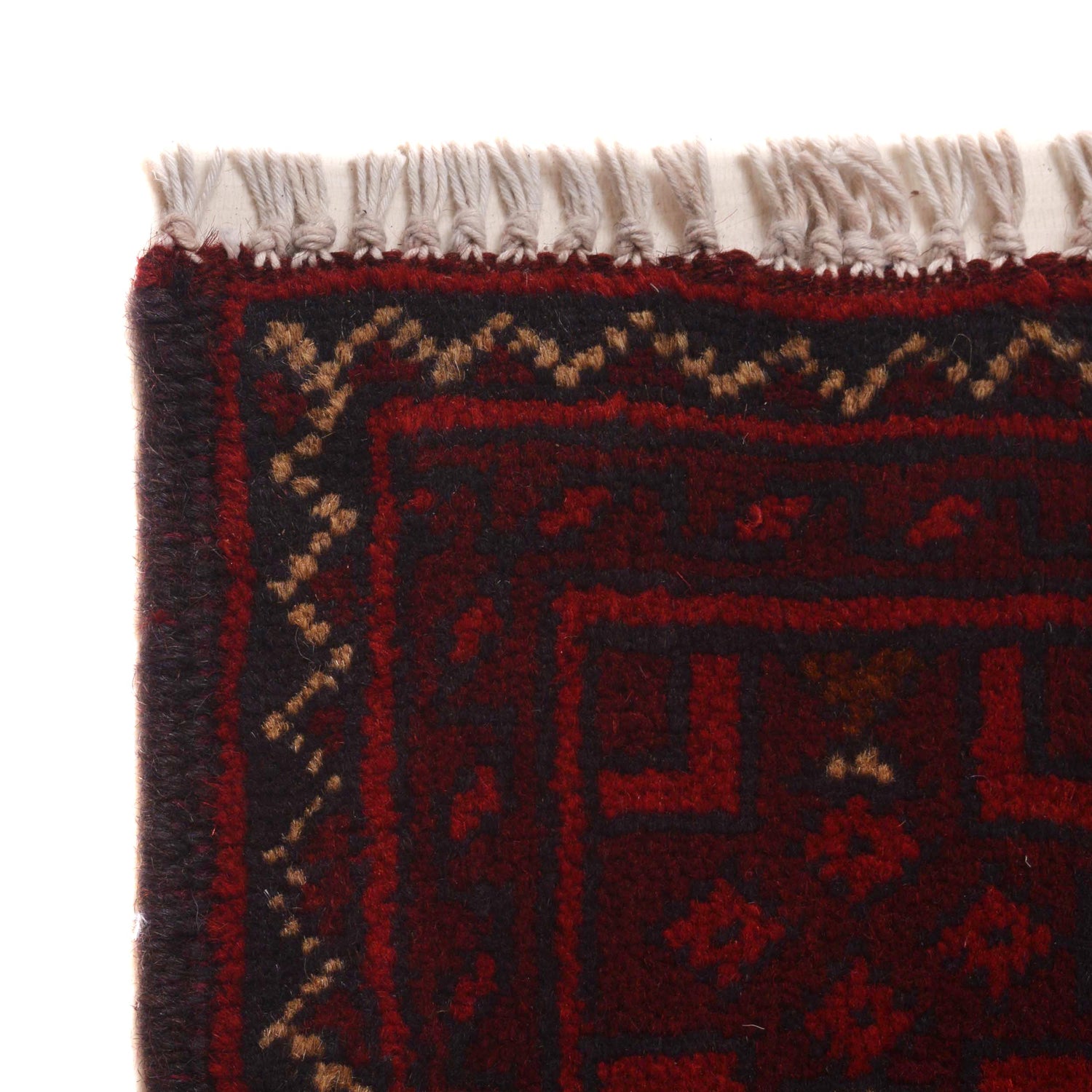 Khal Mohammadi Rug Handmade Red 4x7 ft