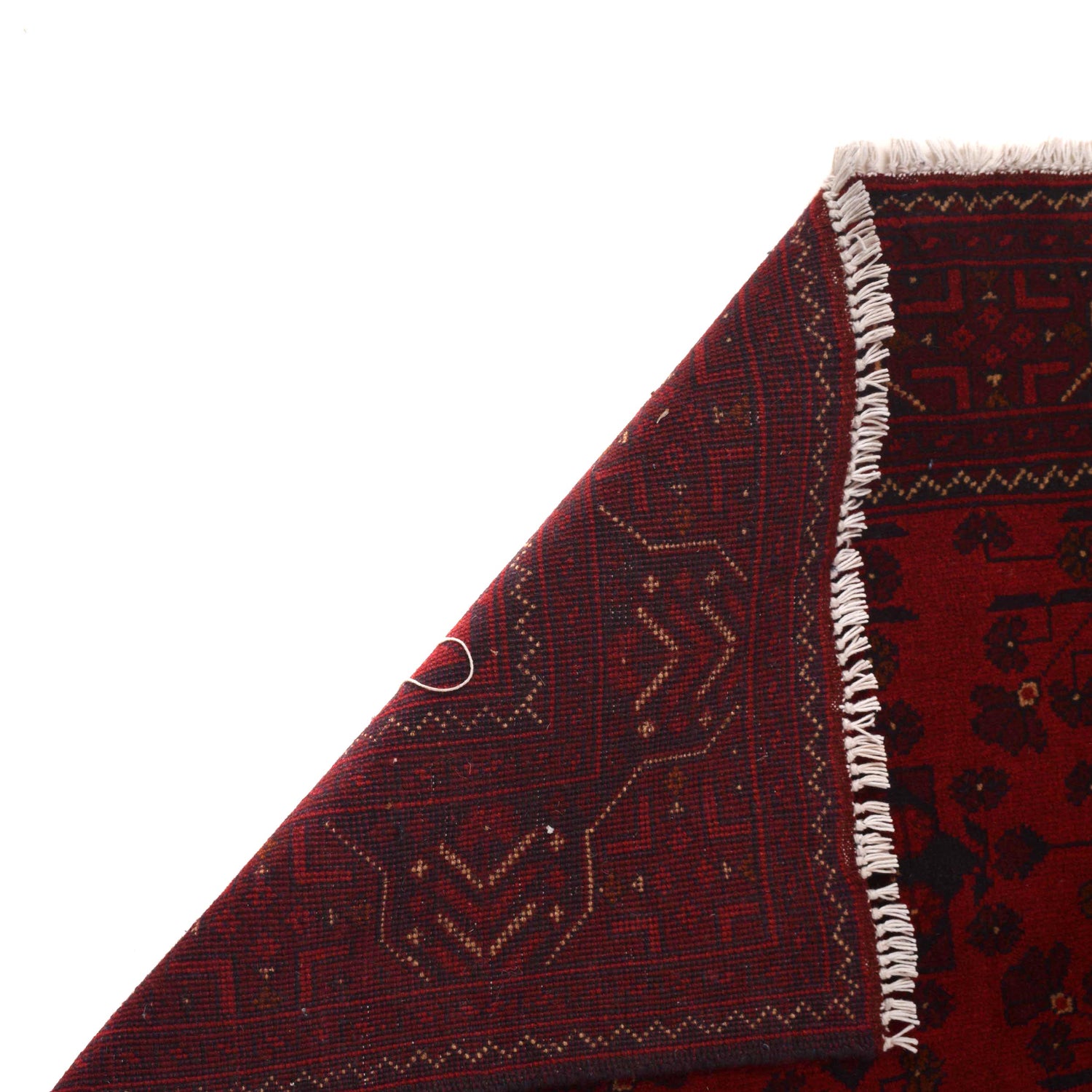 Khal Mohammadi Rug Handmade Red 4x7 ft