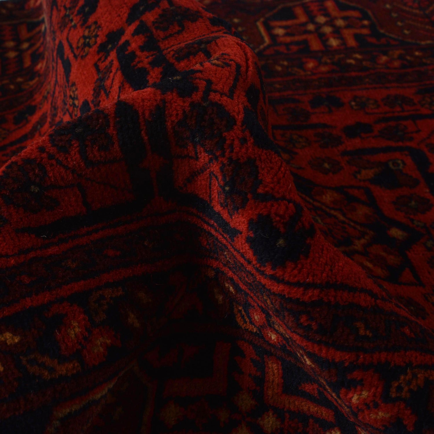 Khal Mohammadi Rug Handmade Red 13' Runner