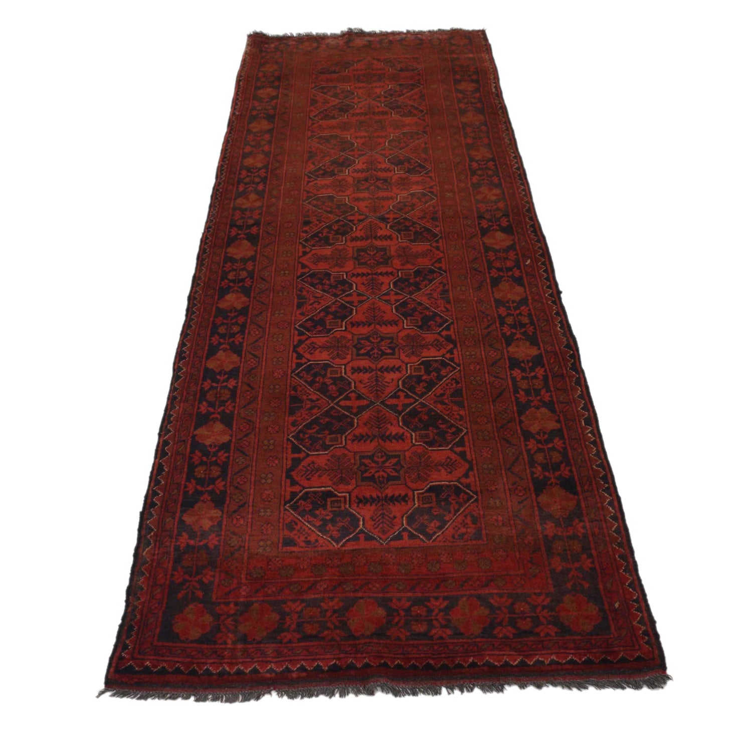Khal Mohammadi Rug Handmade Red 10' Runner