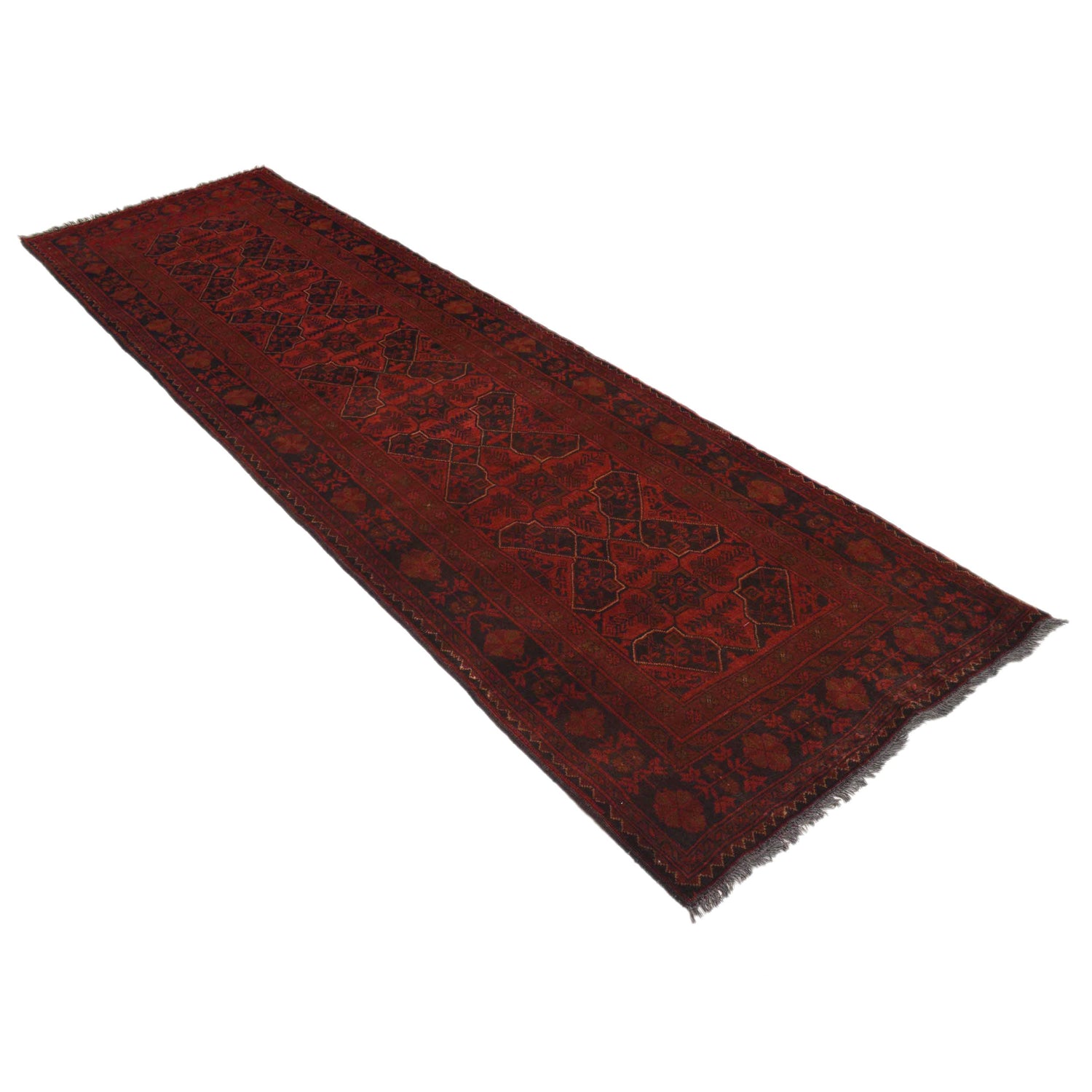 Khal Mohammadi Rug Handmade Red 10' Runner