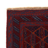 Hand-Knotted Red Geometric Mashwani Area Rug Runner – 2' 8" x 12' 0" ft (81 x 366 cm) | SKU: W34372