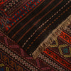 Laghari Kilim Area Rug Handmade Multi Geometric 4x7 ft