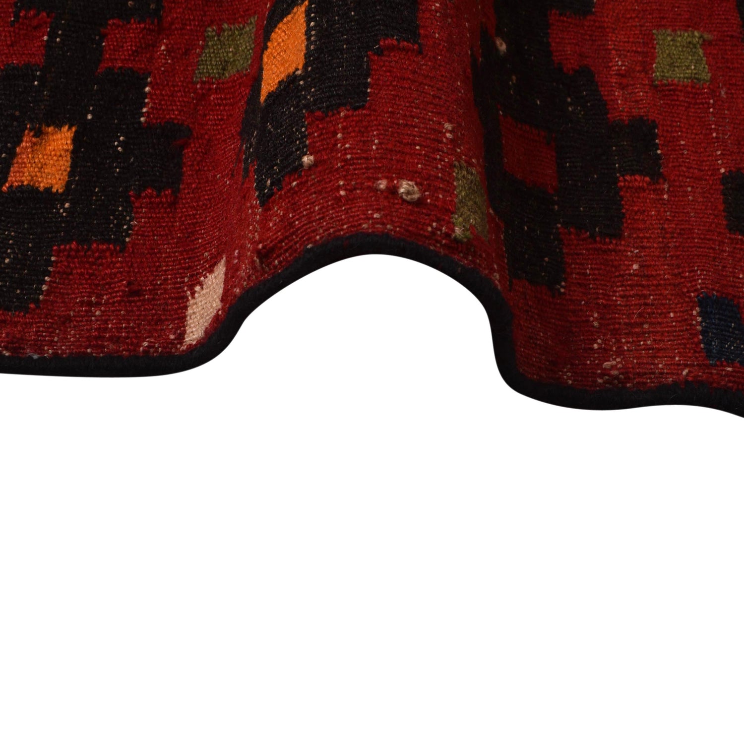 Maimana Kilim Area Rug Handmade Multi Floral 7x10 ft