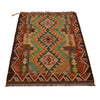 Handmade Multi Kilim Geometric 2x4 ft