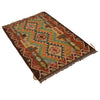 Handmade Multi Kilim Geometric 2x4 ft