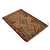 Handmade Multi Kilim Geometric 2x4 ft