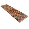 Handmade Multi Kilim Geometric 10' Runner