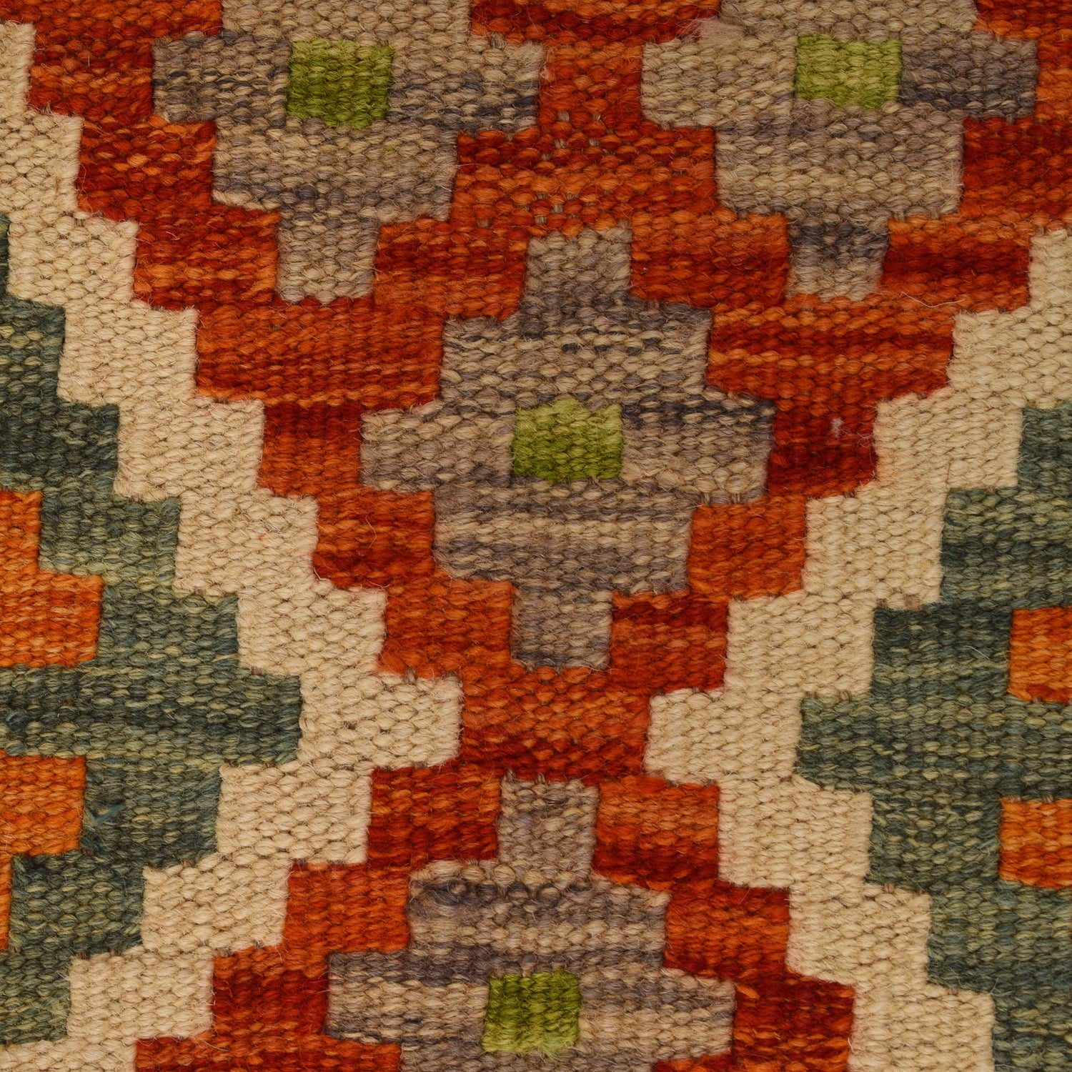 Handmade Multi Kilim Geometric 8' Runner
