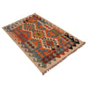 Handmade Multi Kilim Geometric 2x4 ft