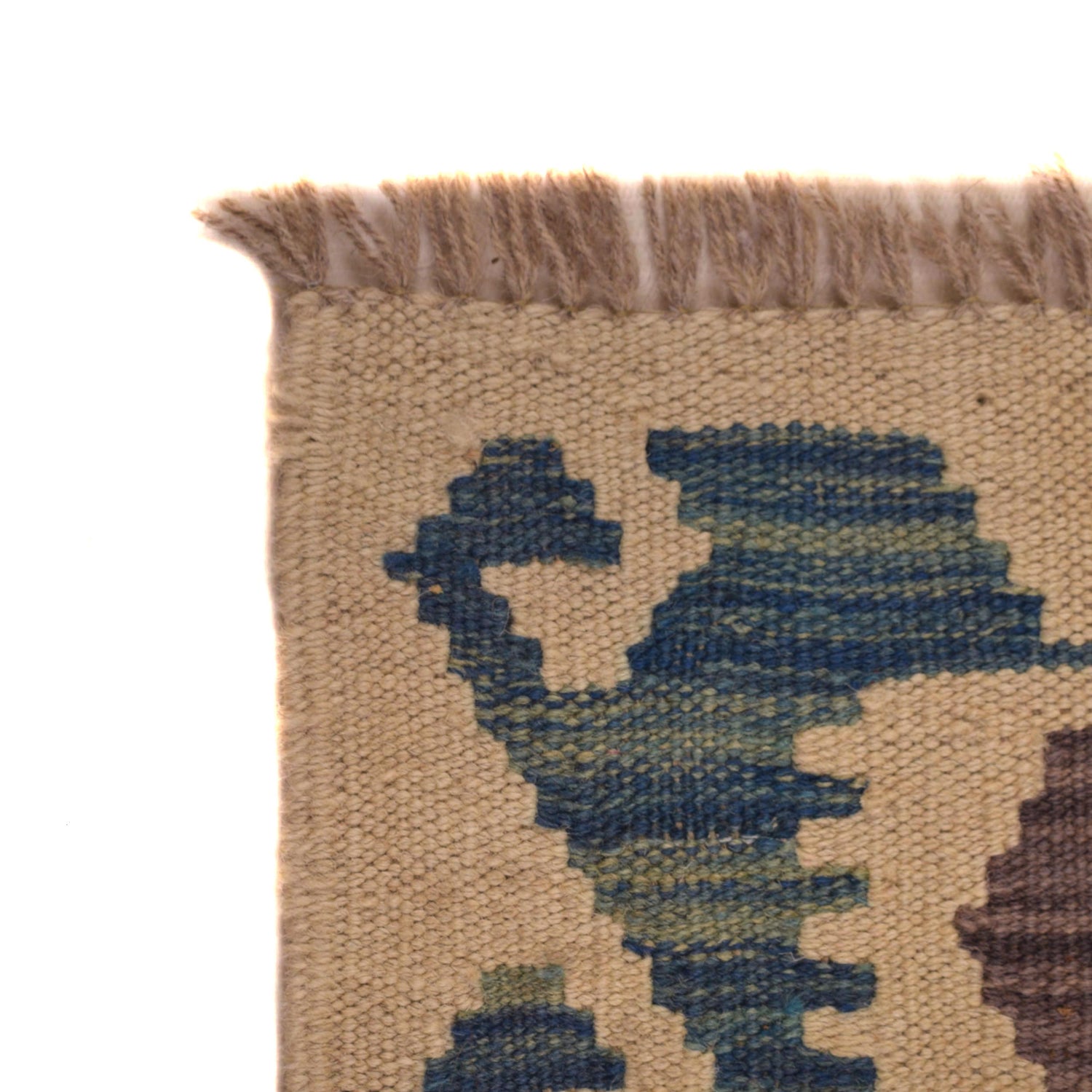 Handmade Multi Kilim Geometric 2x4 ft
