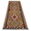 Handmade Multi Kilim Geometric 8' Runner