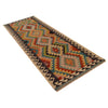 Handmade Multi Kilim Geometric 8' Runner