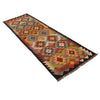 Handmade Multi Kilim Geometric 8' Runner