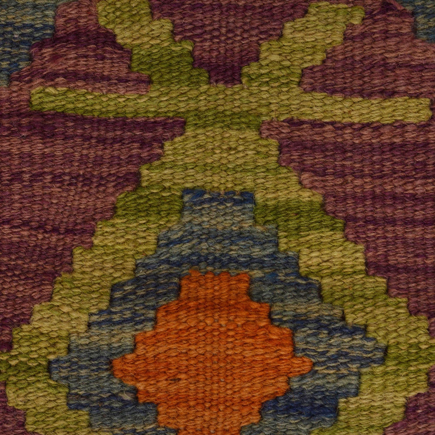 Handmade Multi Kilim Geometric 2x4 ft