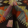 Handmade Multi Kilim Geometric 2x4 ft