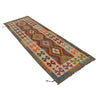 Handmade Multi Kilim Geometric 8' Runner