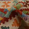 Handmade Multi Kilim Geometric 8' Runner