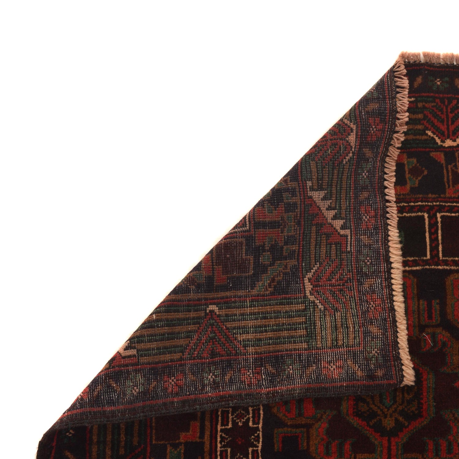 Baluchi Rug Handmade Multi Prayer Design 3x5 ft