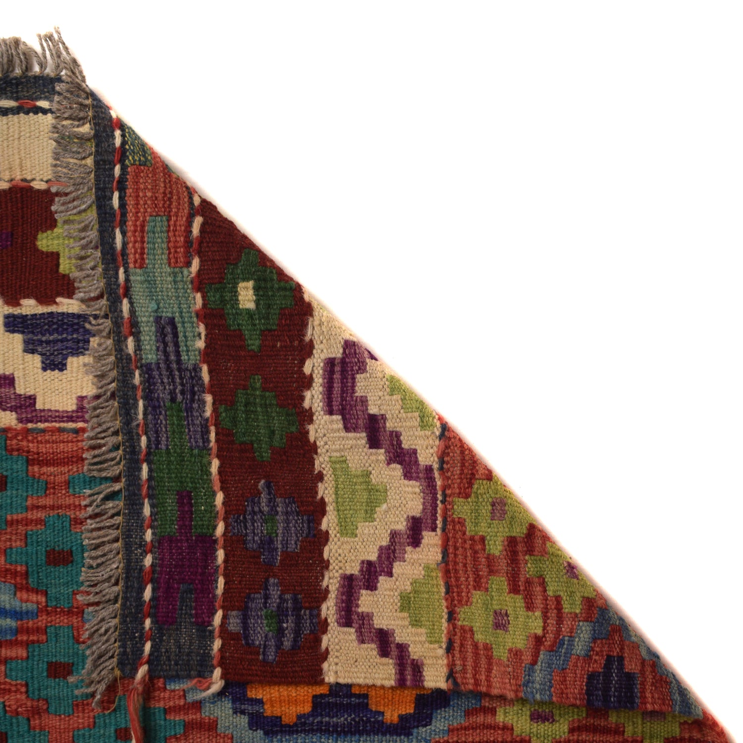 Handmade Multi Kilim Geometric 10x16 ft