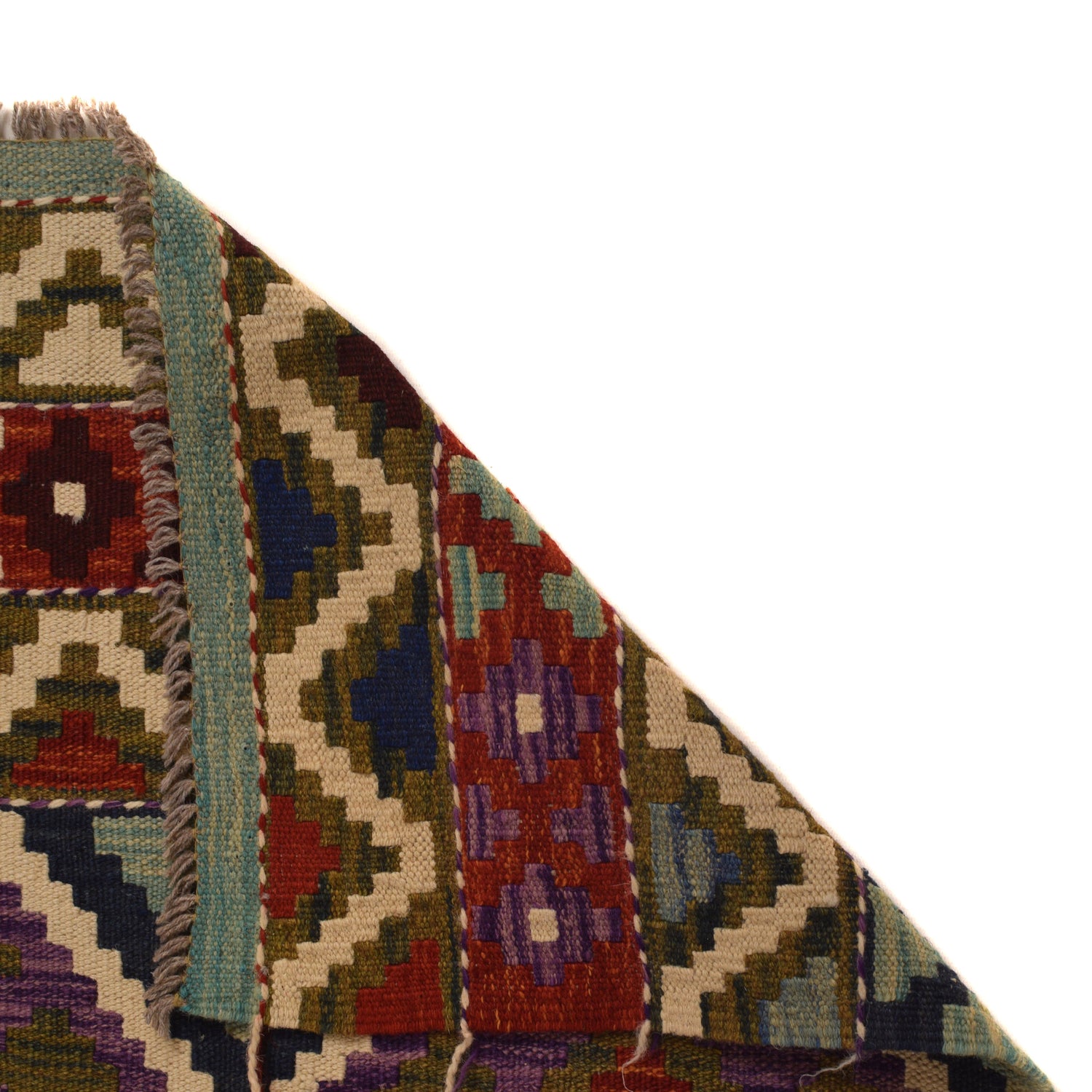 Handmade Multi Kilim Geometric 8x10 ft