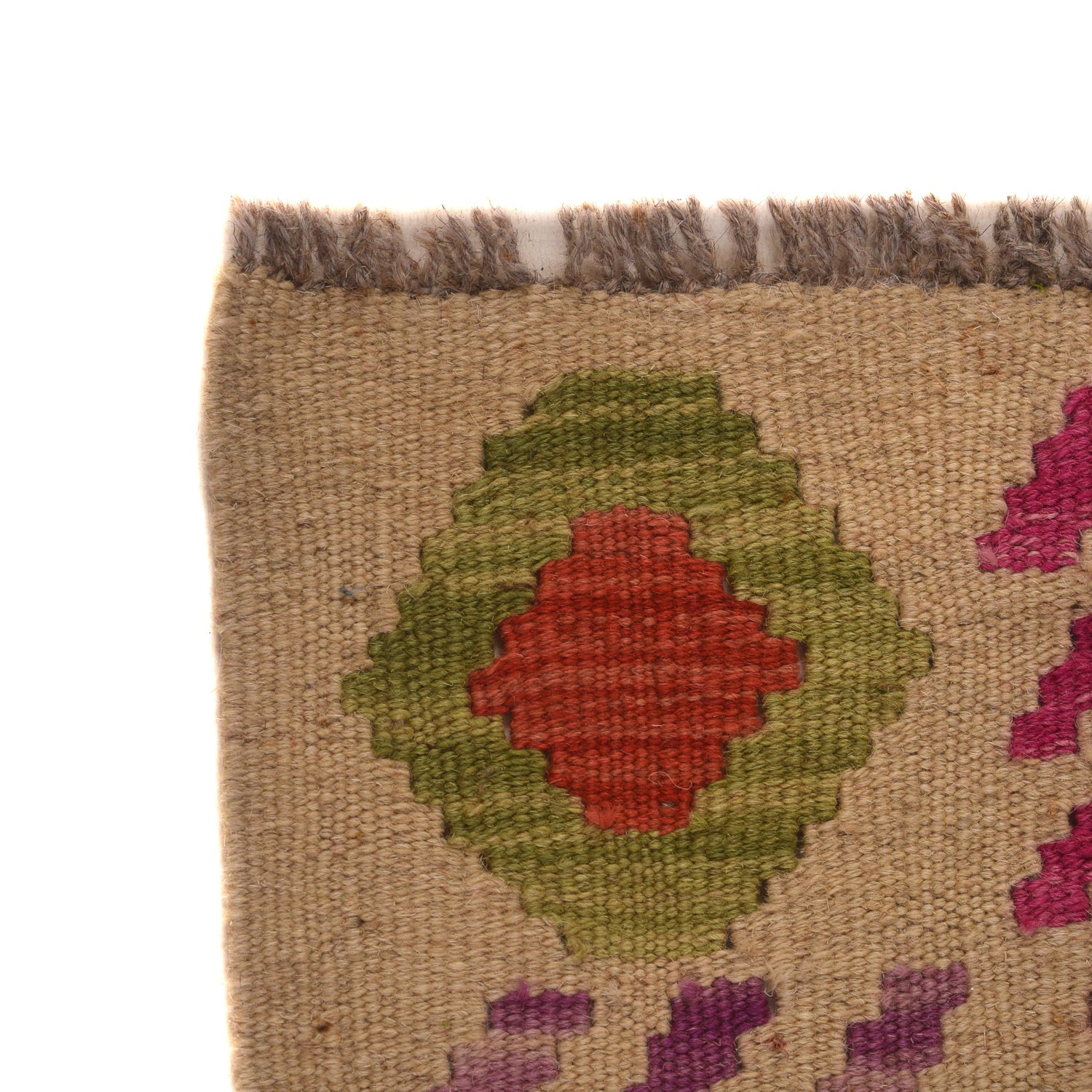 Handmade Multi Kilim Geometric 2x4 ft