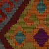 Handmade Multi Kilim Geometric 2x4 ft
