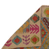 Handmade Multi Kilim Geometric 2x4 ft