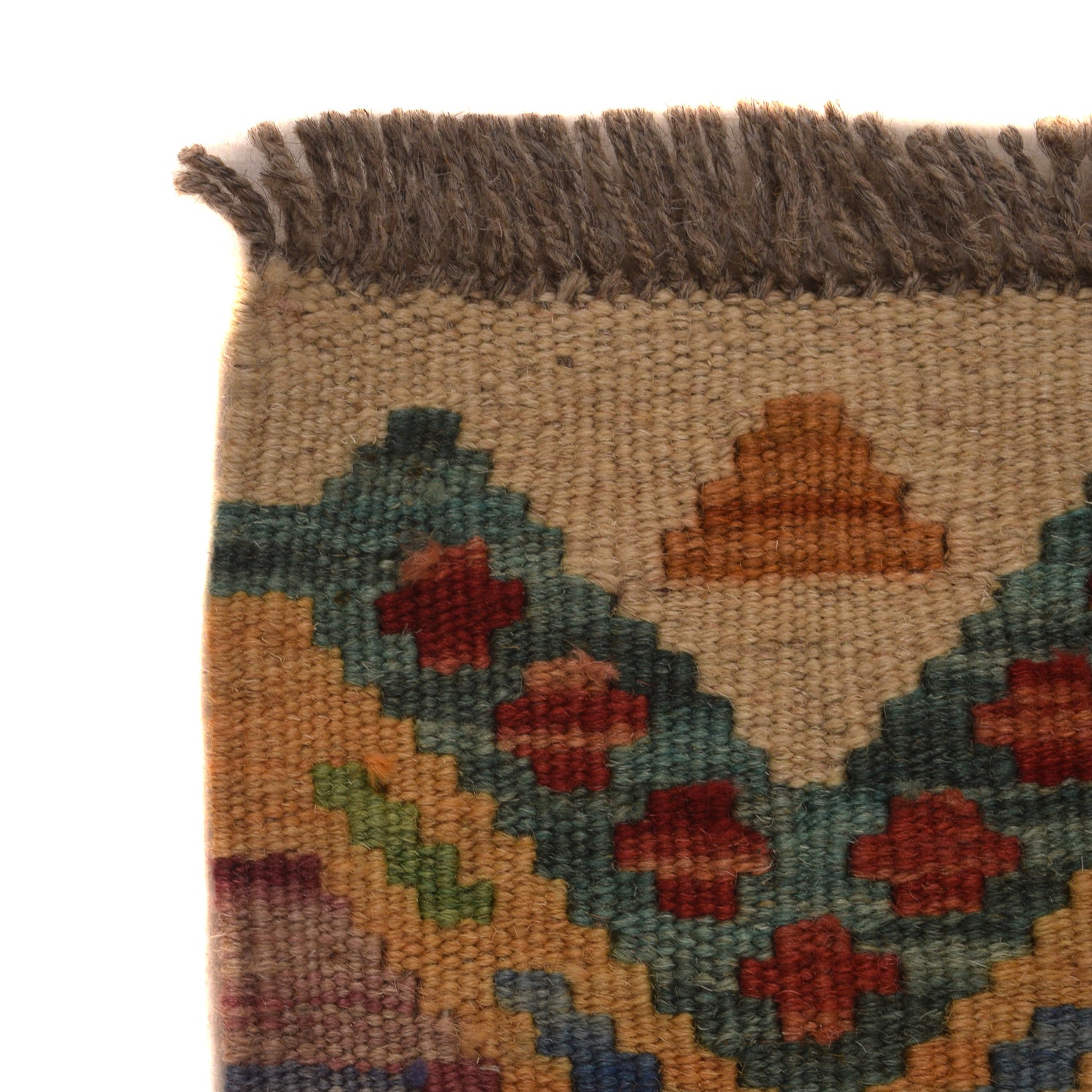 Handmade Multi Kilim Geometric 2x4 ft