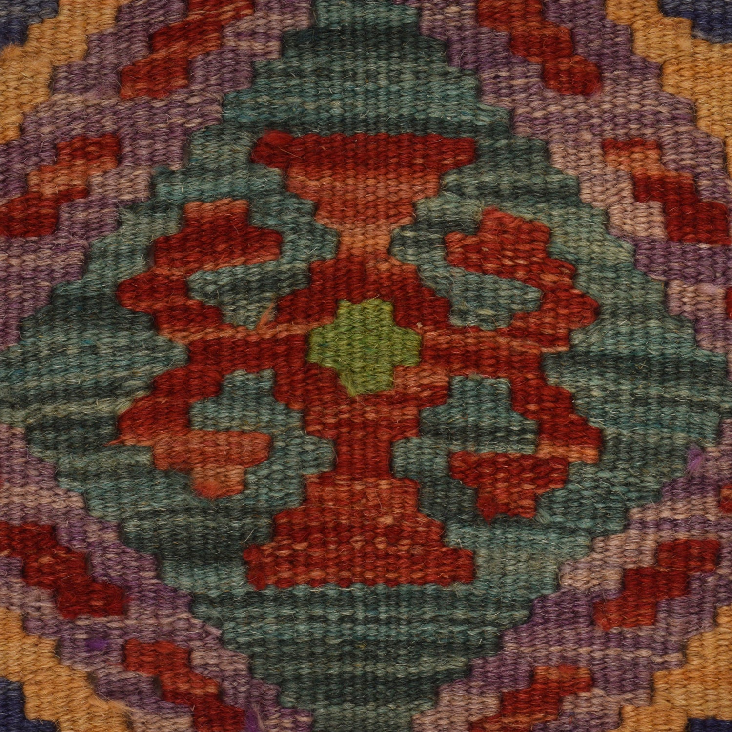 Handmade Multi Kilim Geometric 2x4 ft