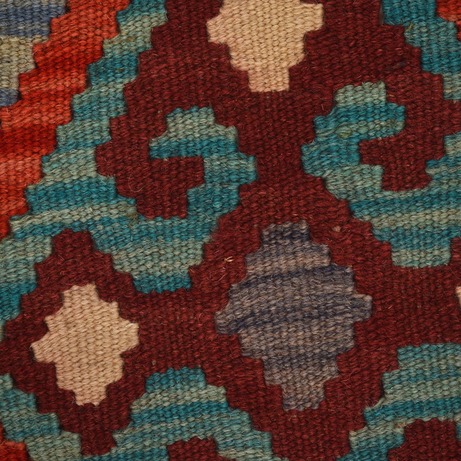 Handmade Multi Kilim Geometric 2x4 ft