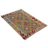 Handmade Multi Kilim Geometric 2x4 ft