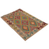 Handmade Multi Kilim Geometric 2x4 ft
