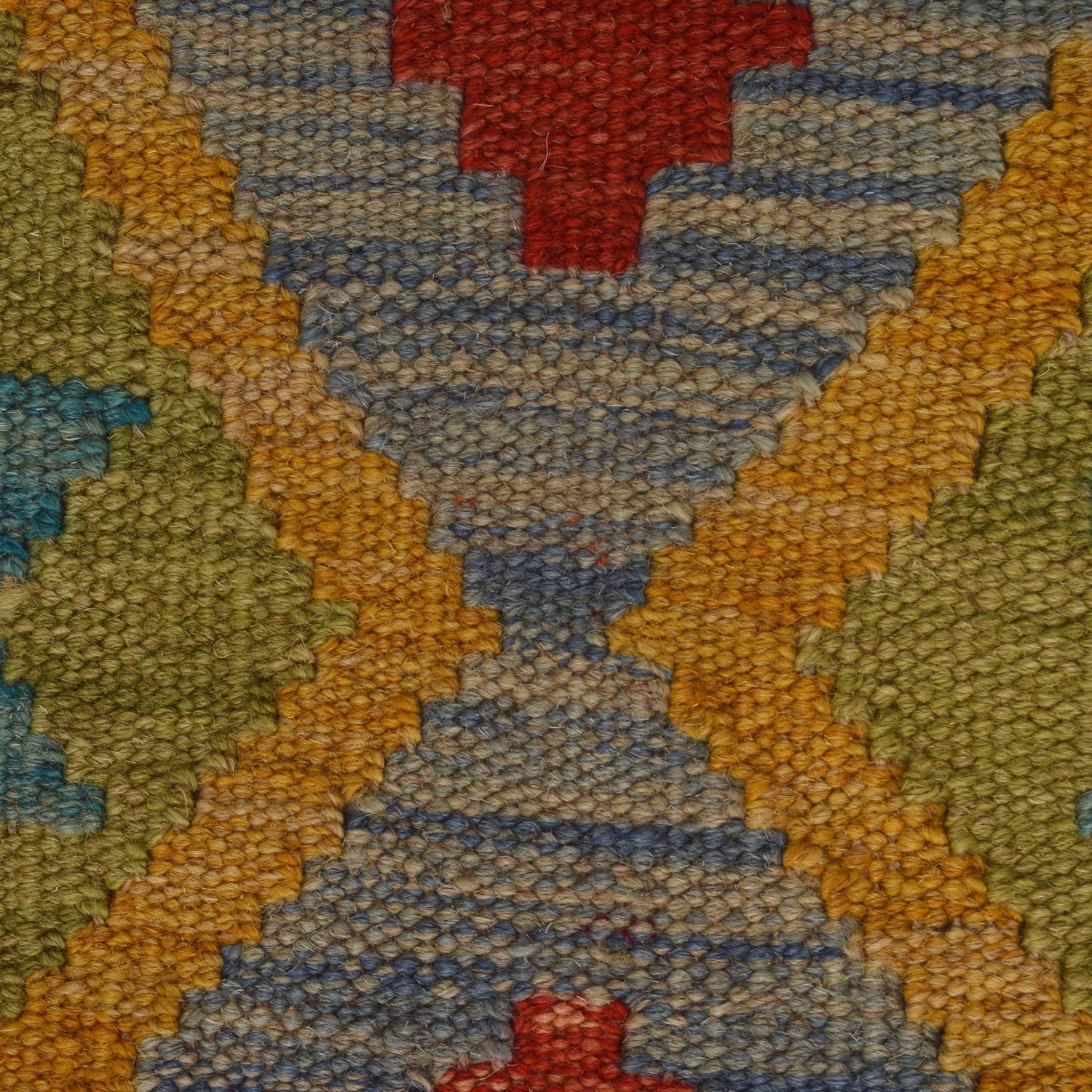 Handmade Multi Kilim Geometric 2x4 ft