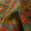 Handmade Multi Kilim Geometric 2x4 ft