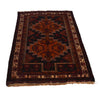 Baluchi Rug Handmade Multi Prayer Design 2x4 ft