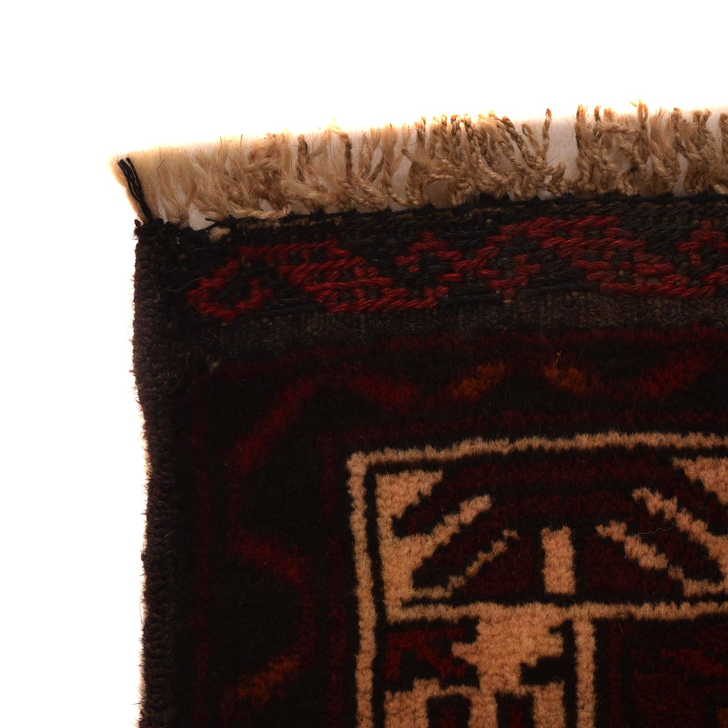 Baluchi Rug Handmade Multi Prayer Design 2x4 ft