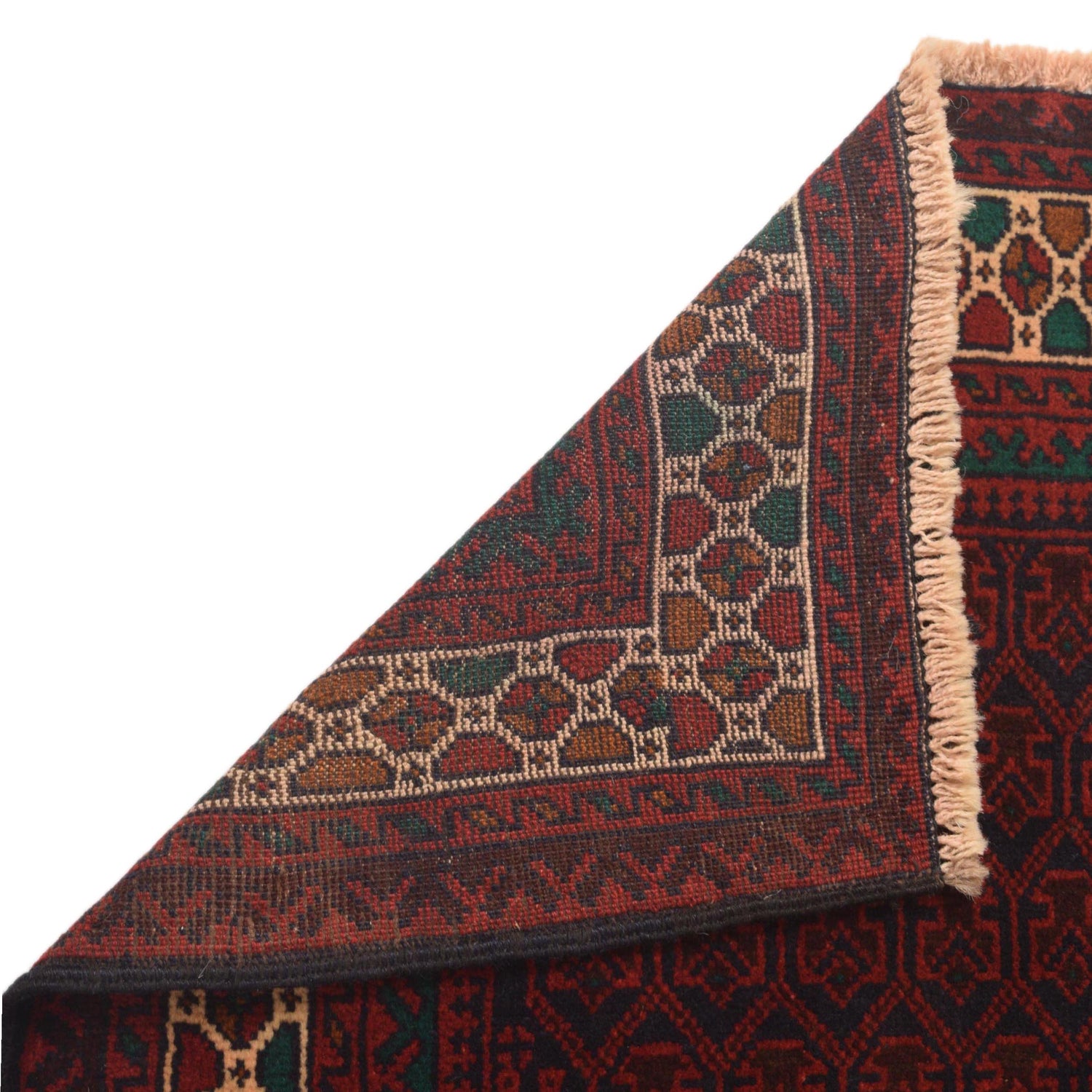 Baluchi Rug Handmade Multi Prayer Design 2x4 ft