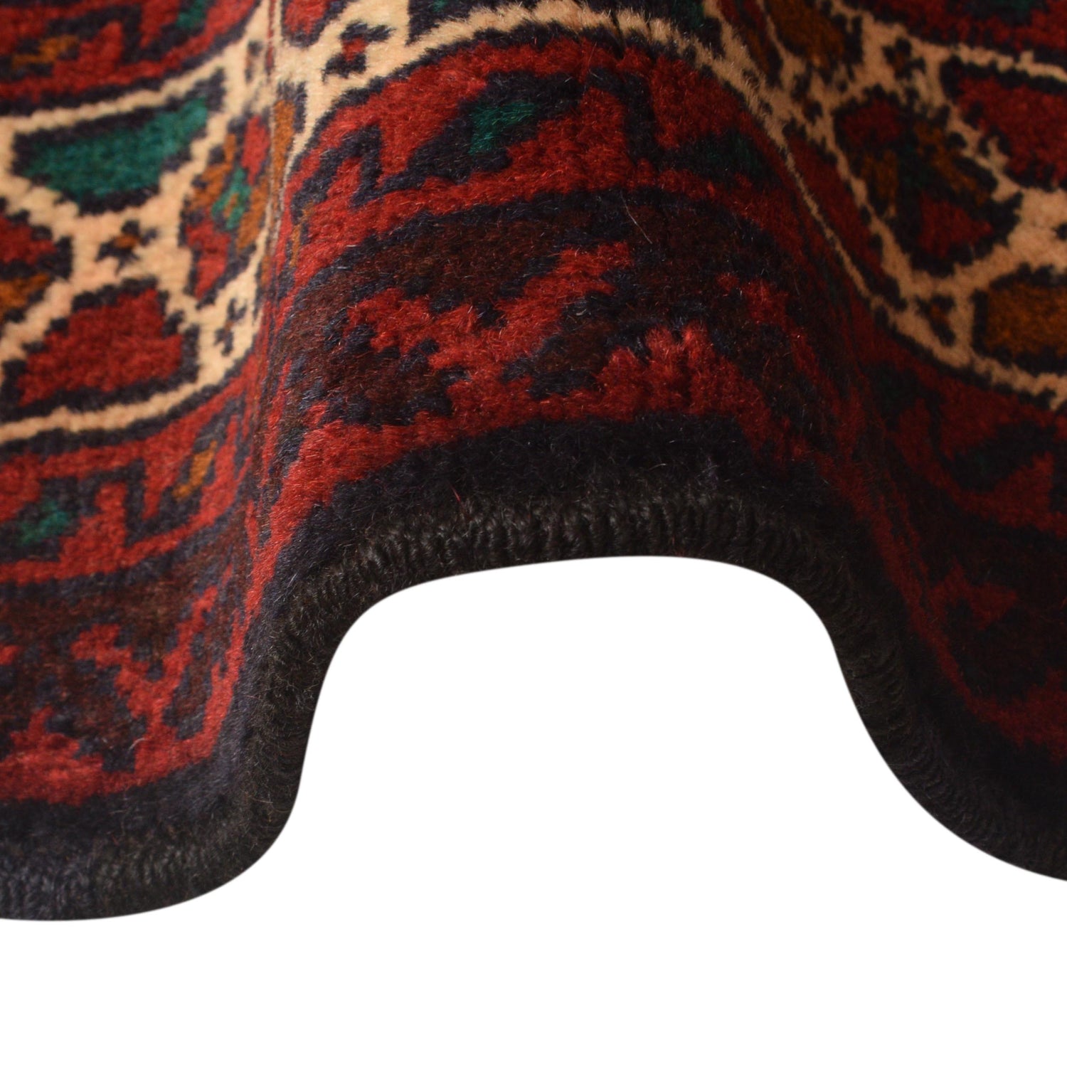 Baluchi Rug Handmade Multi Prayer Design 2x4 ft