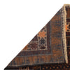 Baluchi Rug Handmade Multi Prayer Design 3x5 ft